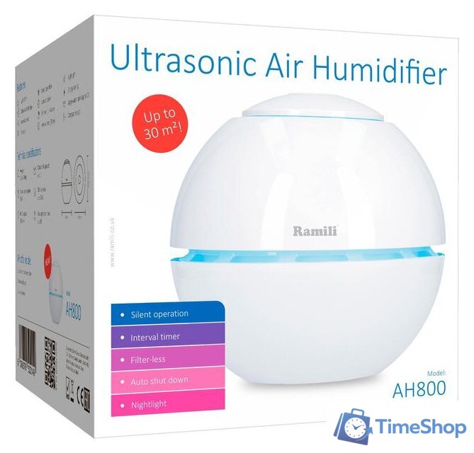 Увлажнитель воздуха Ramili Baby AH800 - Изображение №4 — Интернет-магазин Time-Shop