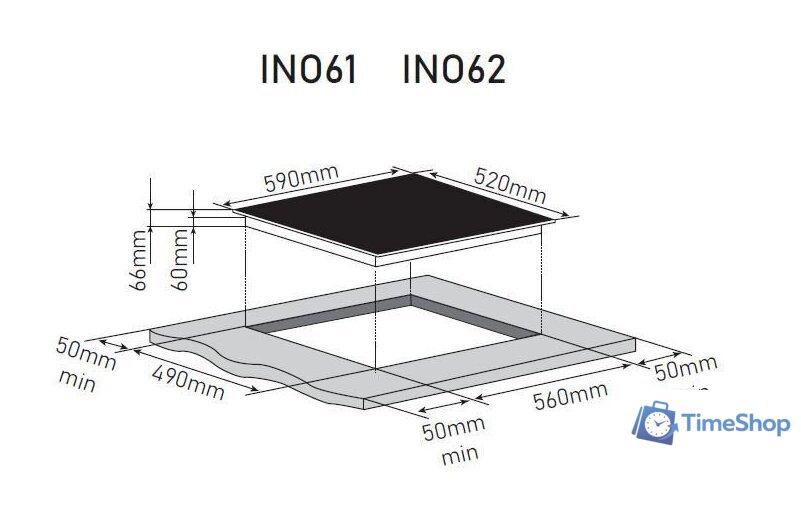 Варочная панель ZorG INO61 (белый) - Изображение №7 — Интернет-магазин Time-Shop