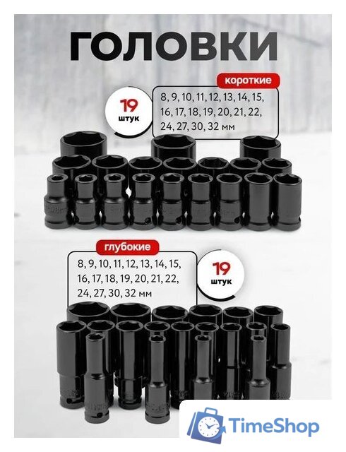 Универсальный набор инструментов ForceKraft FK-6431-5MPB (62299) - Изображение №3 — Интернет-магазин Time-Shop