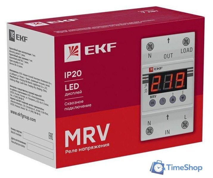Реле напряжения EKF MRV-63A - Изображение №2 — Интернет-магазин Time-Shop