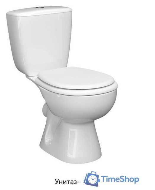 Унитаз напольный Керамин Позитано МС Инкоэр-Б1 (с мягким сидением) - Изображение №2 — Интернет-магазин Time-Shop