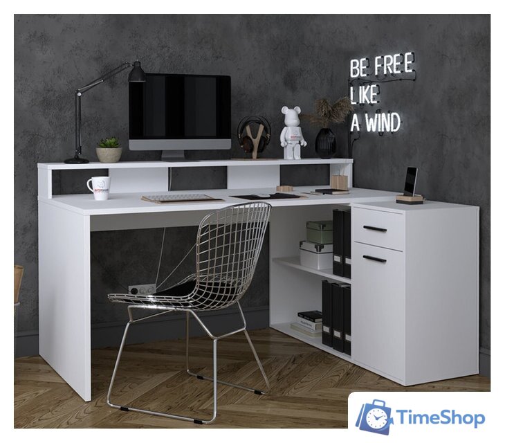 Стол Интерлиния Skill-3 (белый) - Изображение №2 — Интернет-магазин Time-Shop