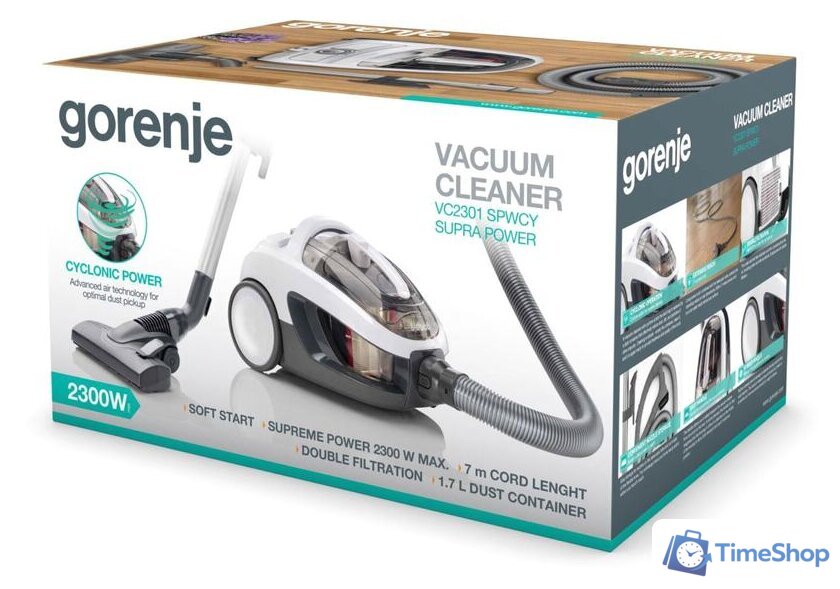 Пылесос Gorenje VC2301SPWCY - Изображение №6 — Интернет-магазин Time-Shop