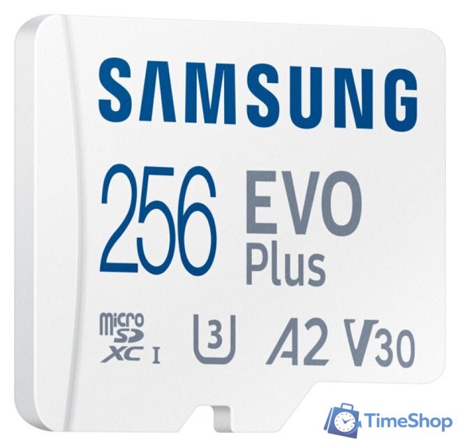 Карта памяти Samsung EVO Plus 2024 microSDXC 256GB (с адаптером) - Изображение №3 — Интернет-магазин Time-Shop