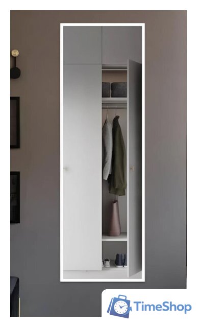 Зеркало EMZE Line 180x60 LINE.180.60.BEL (белый) - Изображение №1 — Интернет-магазин Time-Shop