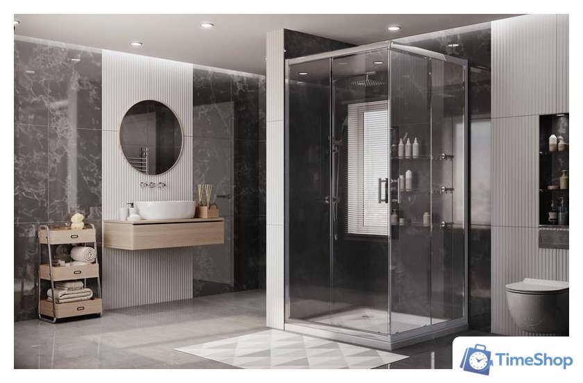 Душевой уголок Ambassador Set 14011103-ST14 - Изображение №2 — Интернет-магазин Time-Shop