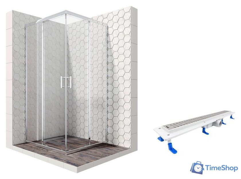 Душевой уголок Ambassador Set 14011103-ST14 - Изображение №1 — Интернет-магазин Time-Shop