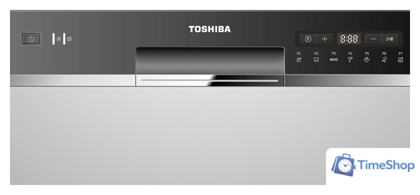 Встраиваемая посудомоечная машина Toshiba DW-08T2EE(S)-PL - Изображение №2 — Интернет-магазин Time-Shop