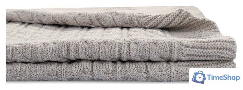 Плед Sofi De MarkO Джовани 160x220 Пл-ДЖан-160x220 (антрацит) - Изображение №2 — Интернет-магазин Time-Shop