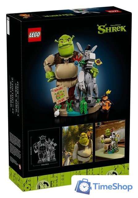 Конструктор LEGO Shrek 72423 Фигурки Шрек, Осел и Кот в сапогах - Изображение №15 — Интернет-магазин Time-Shop