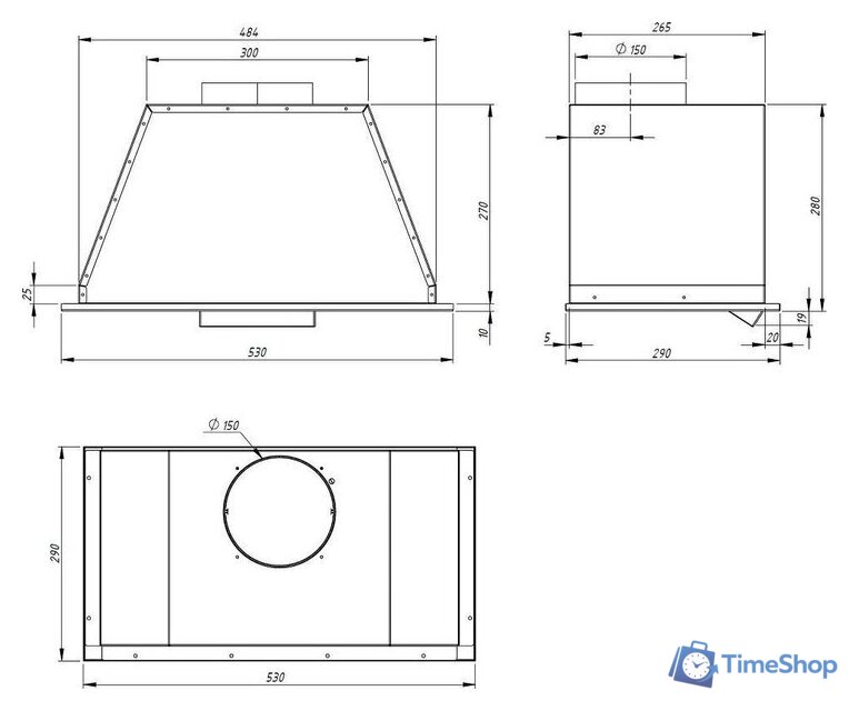 Кухонная вытяжка Akpo Neva 60 WK-10 (белый) - Изображение №2 — Интернет-магазин Time-Shop
