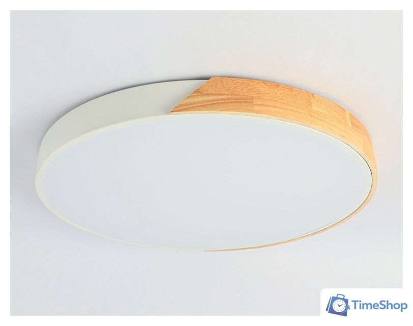 Припотолочная люстра Ambrella light FZ1301 (белый/светлое дерево) - Изображение №2 — Интернет-магазин Time-Shop