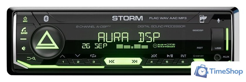 USB-магнитола Aura Storm-868DSP - Изображение №1 — Интернет-магазин Time-Shop