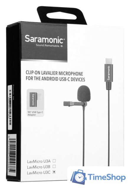Проводной микрофон Saramonic LavMicro U3C - Изображение №9 — Интернет-магазин Time-Shop
