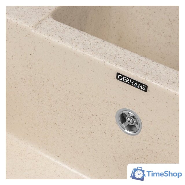 Кухонная мойка Gerhans C01 (бежевый) - Изображение №5 — Интернет-магазин Time-Shop