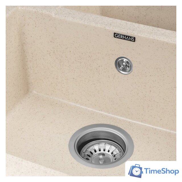 Кухонная мойка Gerhans C01 (бежевый) - Изображение №4 — Интернет-магазин Time-Shop