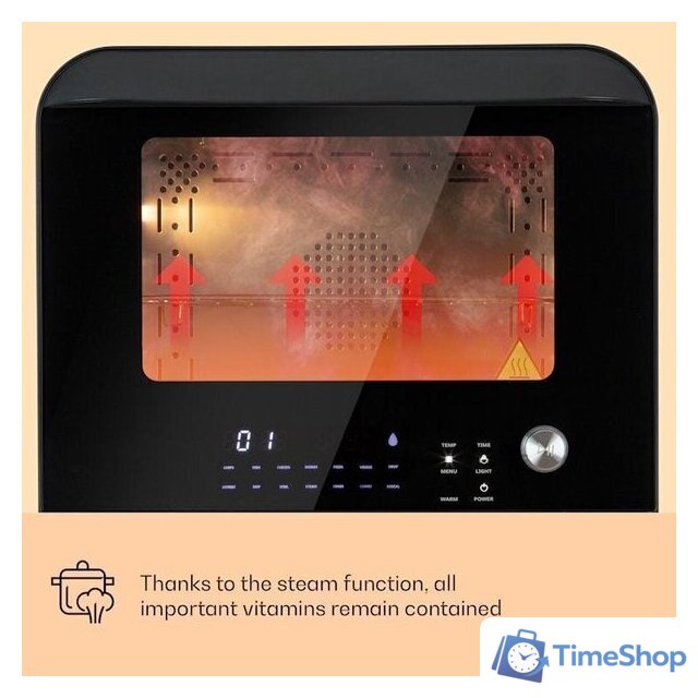 Аэрогриль (аэрофритюрница) Klarstein Vita Pro (черный) - Изображение №2 — Интернет-магазин Time-Shop