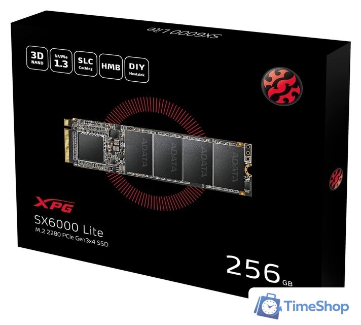 SSD ADATA XPG SX6000 Lite 256GB ASX6000LNP-256GT-C - Изображение №4 — Интернет-магазин Time-Shop