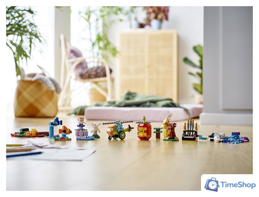 Набор деталей LEGO Classic 11019 Кубики и функции - Изображение №8 — Интернет-магазин Time-Shop