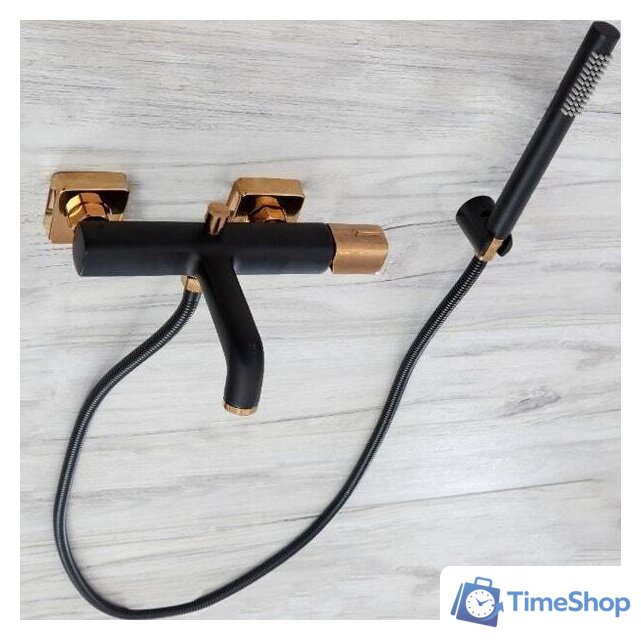 Смеситель Rea Salto REA-B6352 (черный/золотой) - Изображение №6 — Интернет-магазин Time-Shop