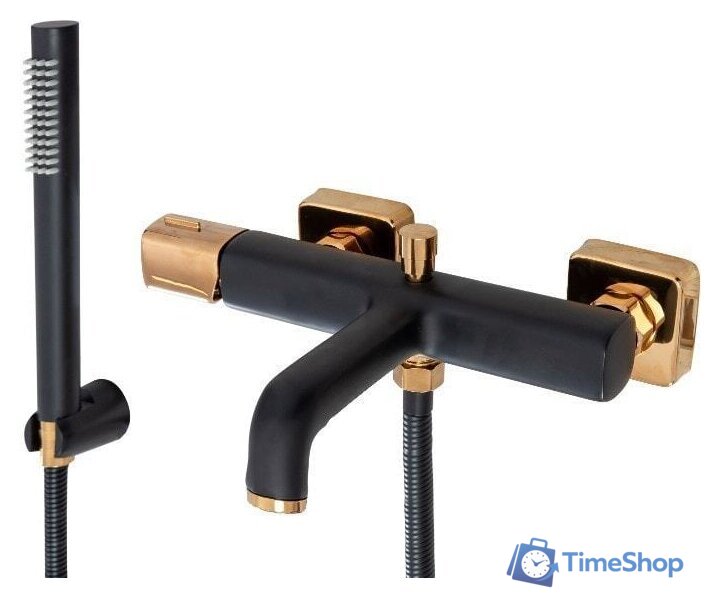 Смеситель Rea Salto REA-B6352 (черный/золотой) - Изображение №2 — Интернет-магазин Time-Shop