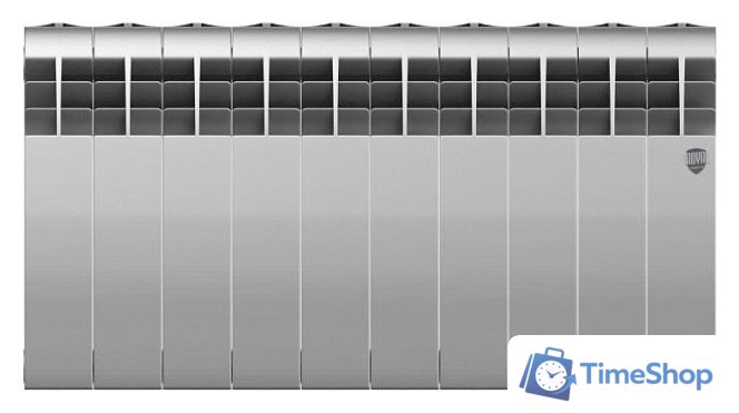 Биметаллический радиатор Royal Thermo BiLiner 350 Silver Satin (10 секций) - Изображение №2 — Интернет-магазин Time-Shop