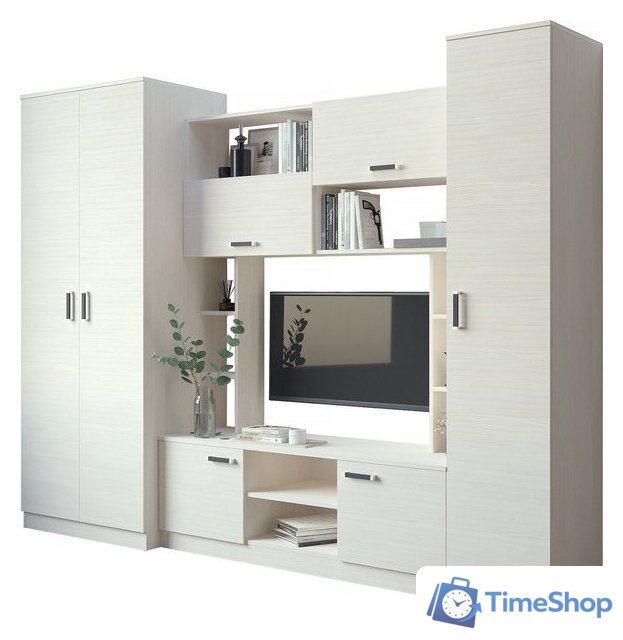 Стенка Евва Престиж-3 АЭП ПС-003-11 (без рисунка/бодега) - Изображение №3 — Интернет-магазин Time-Shop