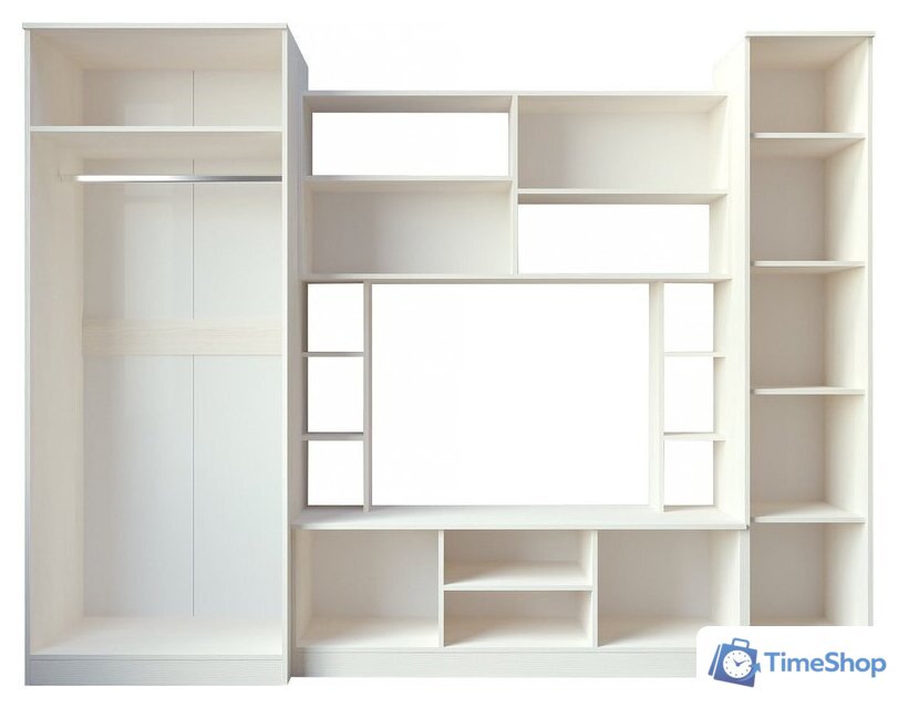 Стенка Евва Престиж-3 АЭП ПС-003-11 (без рисунка/бодега) - Изображение №4 — Интернет-магазин Time-Shop