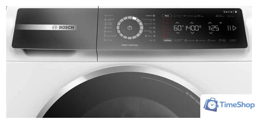 Стиральная машина Bosch Serie 8 WGB24400ME - Изображение №4 — Интернет-магазин Time-Shop