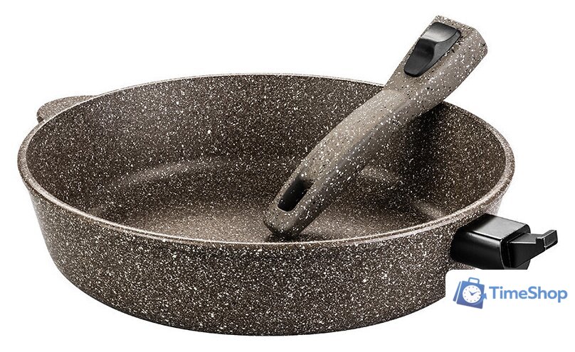 Сковорода Elan Gallery Гармония вкуса 120346 (коричневый опал) - Изображение №2 — Интернет-магазин Time-Shop