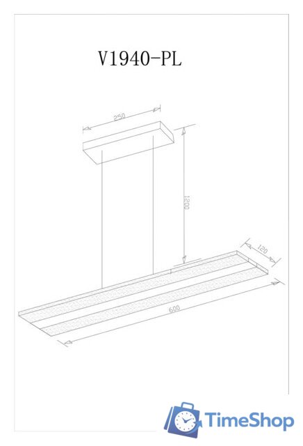 Подвесная люстра Moderli Holo V1940-PL - Изображение №7 — Интернет-магазин Time-Shop