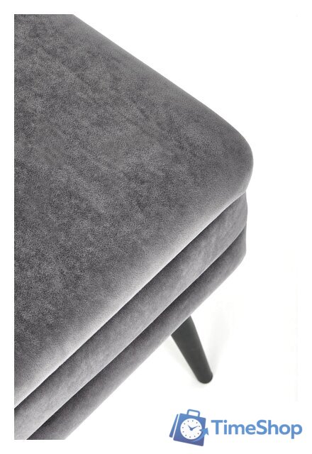 Пуфик Halmar Velva (серый/черный) - Изображение №6 — Интернет-магазин Time-Shop