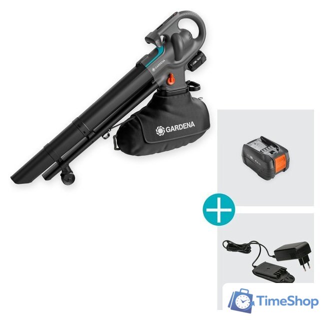 Колесная воздуходувка Gardena 14895-20 (с 1-им АКБ) - Изображение №5 — Интернет-магазин Time-Shop