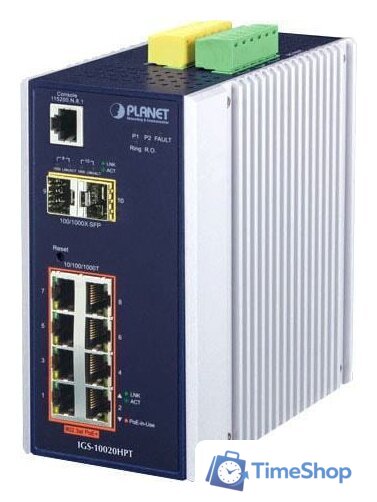 Управляемый коммутатор 2-го уровня PLANET IGS-10020HPT - Изображение №1 — Интернет-магазин Time-Shop