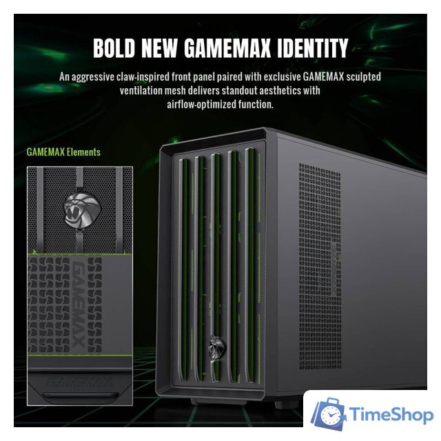 Корпус GameMax Legend CLAW 360 (черный) - Изображение №5 — Интернет-магазин Time-Shop