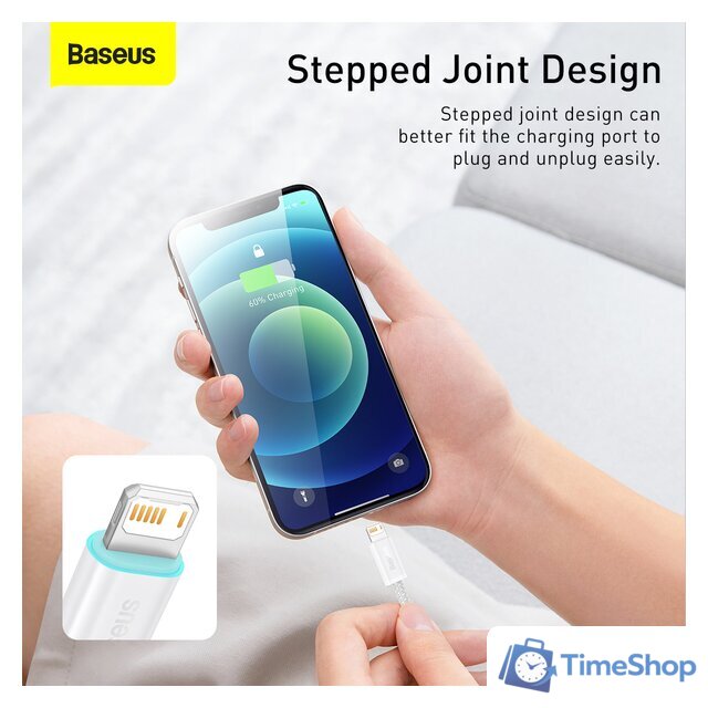 Кабель Baseus Dynamic Series Fast Charging Data Cable USB to iP CALD000502 - Изображение №15 — Интернет-магазин Time-Shop