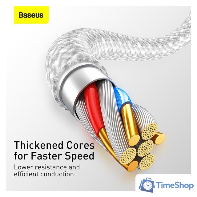 Кабель Baseus Dynamic Series Fast Charging Data Cable USB to iP CALD000502 - Изображение №14 — Интернет-магазин Time-Shop