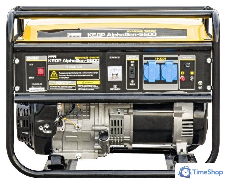 Бензиновый генератор Кедр AlphaGen-5500 - Изображение №2 — Интернет-магазин Time-Shop