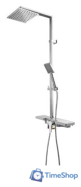 Душевая система  Rea Lucas REA-P0221 (хром/белый) - Изображение №2 — Интернет-магазин Time-Shop