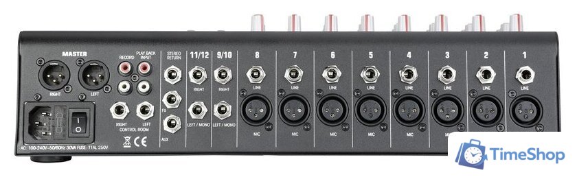 Микшерный пульт Audiophony MPX12 - Изображение №4 — Интернет-магазин Time-Shop