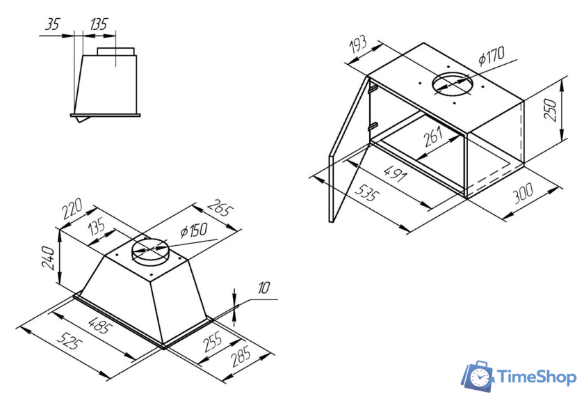 Кухонная вытяжка KUPPERSBERG Inlinea 52 LX - Изображение №4 — Интернет-магазин Time-Shop