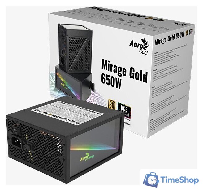 Блок питания AeroCool Mirage Gold 850W - Изображение №4 — Интернет-магазин Time-Shop