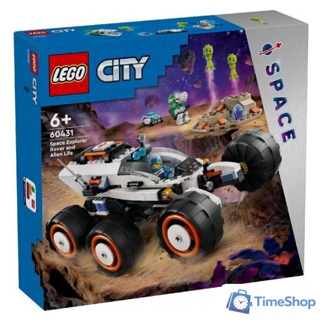 Конструктор LEGO City 60431 Марсоход и инопланетная жизнь - Изображение №1 — Интернет-магазин Time-Shop