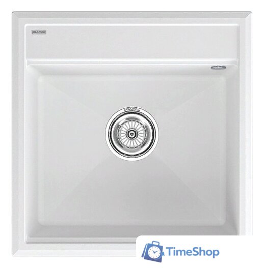Кухонная мойка Paulmark Stepia-500 PM115051-WH (белый) - Изображение №1 — Интернет-магазин Time-Shop