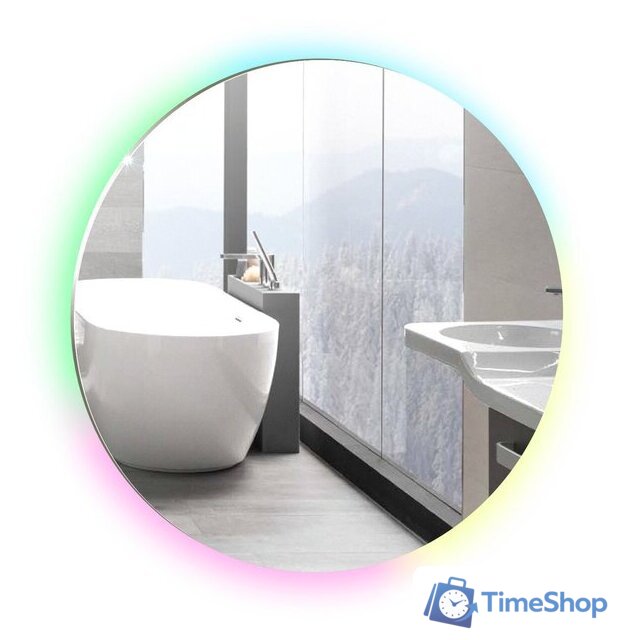  Silver Mirrors Зеркало Savanna D1000 RGB LED-00002603 - Изображение №4 — Интернет-магазин Time-Shop