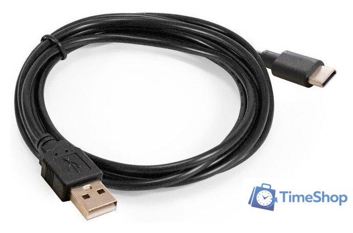 Кабель ExeGate EX-CC-USB2-AMCM-3.0 USB Type-A - USB Type-C (3 м, черный) - Изображение №1 — Интернет-магазин Time-Shop