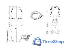 Сиденье для унитаза Cersanit Parva (S-DS-PARVA-DL-t) - Изображение №4 — Интернет-магазин Time-Shop