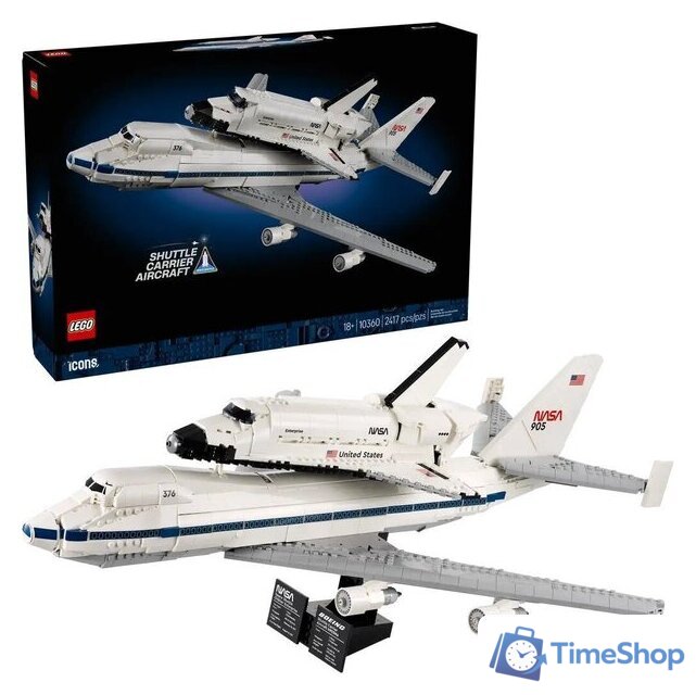 Конструктор LEGO Icons 10360 Самолет-носитель и Шаттл - Изображение №1 — Интернет-магазин Time-Shop