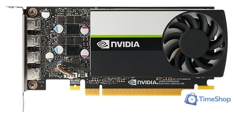 Видеокарта PNY Nvidia Quadro T1000 8GB GDDR6 SVCNT1000-8GB-SB - Изображение №1 — Интернет-магазин Time-Shop