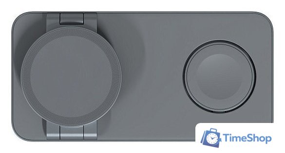 Беспроводное зарядное Magssory Yoga 3 в 1 Charging Station для Samsung Qi2 WCH017m (темно-серый) - Изображение №6 — Интернет-магазин Time-Shop